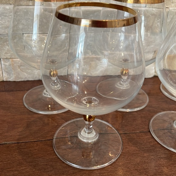 Five Cognac Glasses - Picture 2 of 4